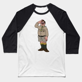 Pat Salute - BBC Ghosts Baseball T-Shirt